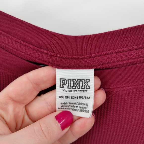 VS Pink | waffle knit crop - Picture 3 of 5